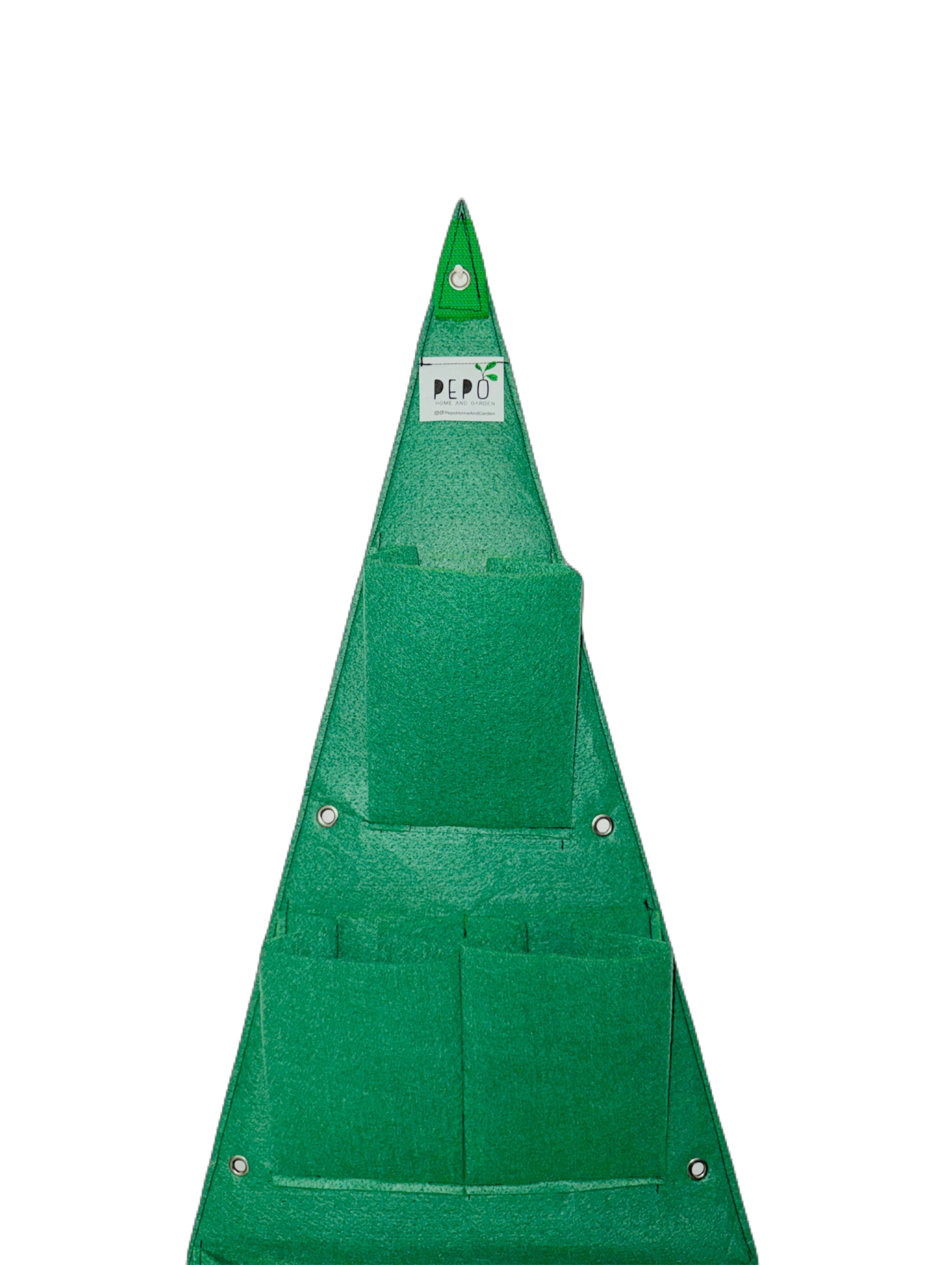 Árbol de Navidad Mediano tipo Bolsa de Cultivo vertical de 8 Bolsillos de 49cm X 127cm