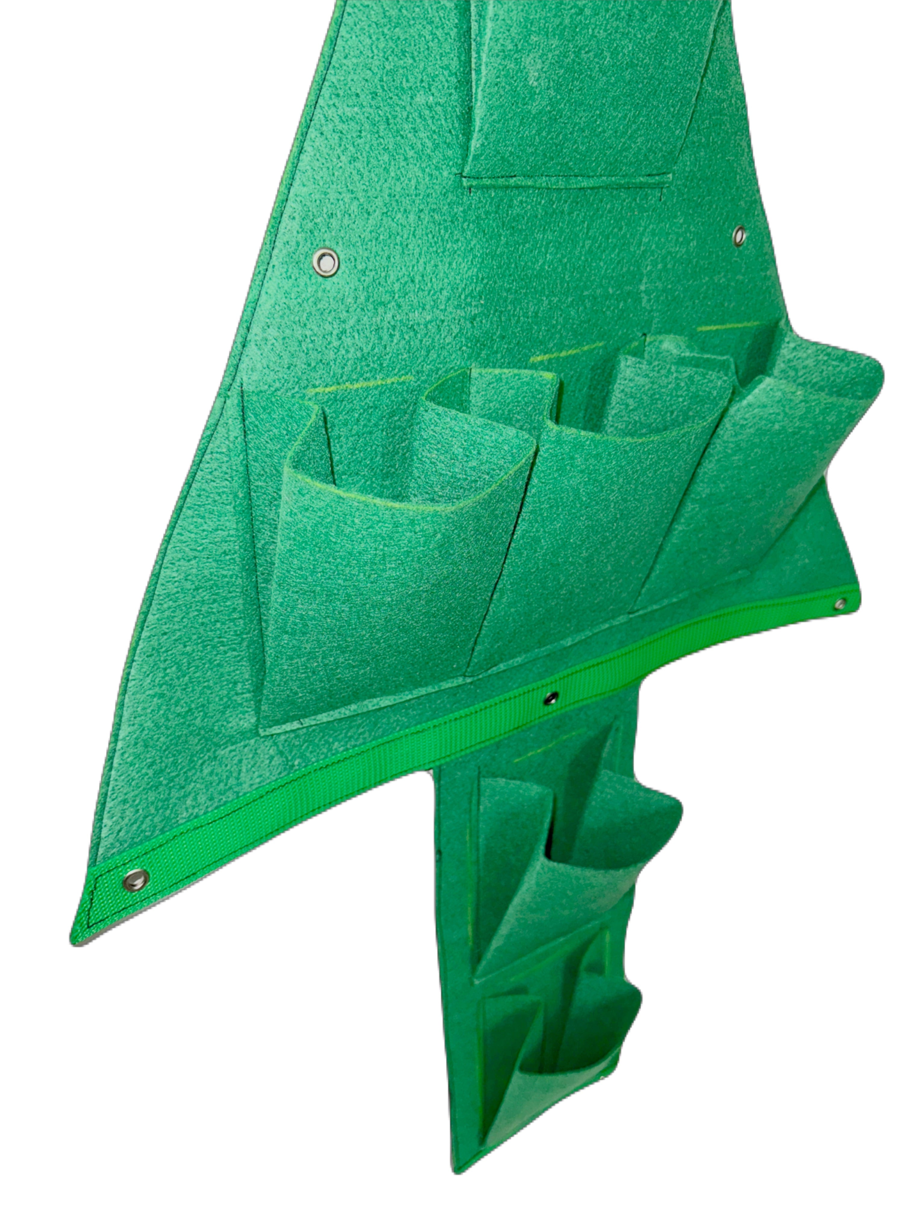 Árbol de Navidad pequeño tipo bolsa de cultivo vertical 6 Bolsillos de 58cm X 98cm