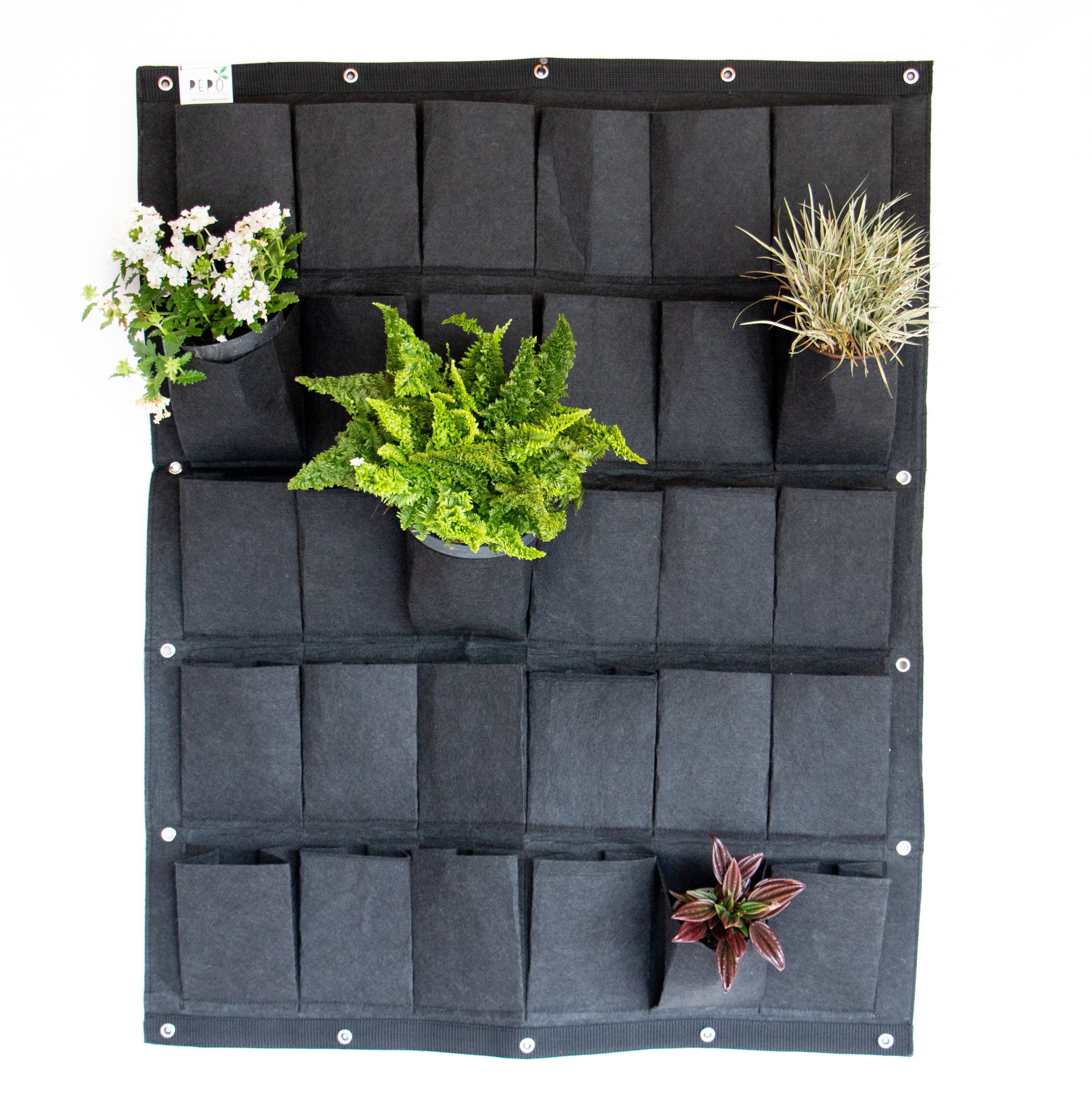 Bolsa de Cultivo para Jardín Vertical 30 Bolsillos de 80cm X 100cm