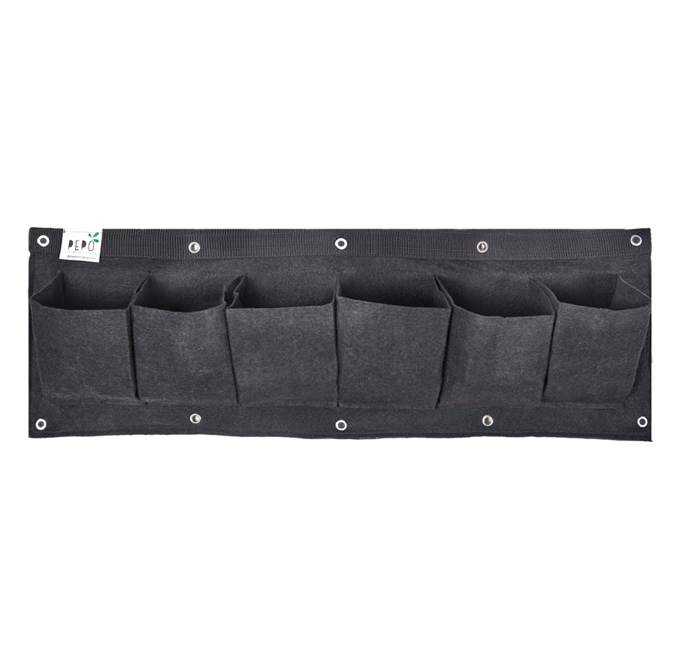 Bolsa de Cultivo para Jardín vertical H 6 Bolsillos de 80cm X 25cm