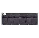 Bolsa de Cultivo para Jardín vertical H 6 Bolsillos de 80cm X 25cm