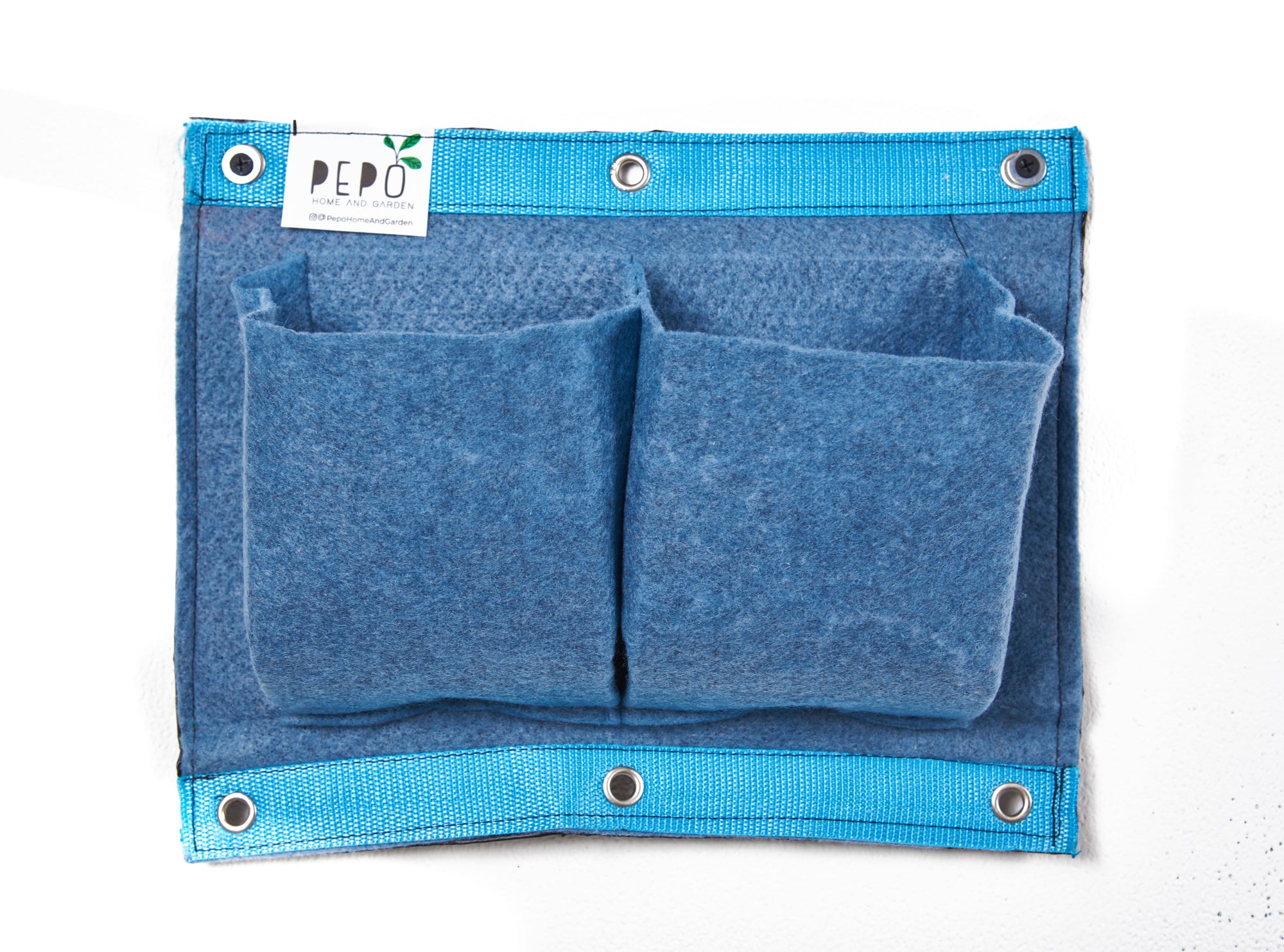 Bolsa de Cultivo para Jardín Vertical 2 Bolsillos de 32cm X 25cm