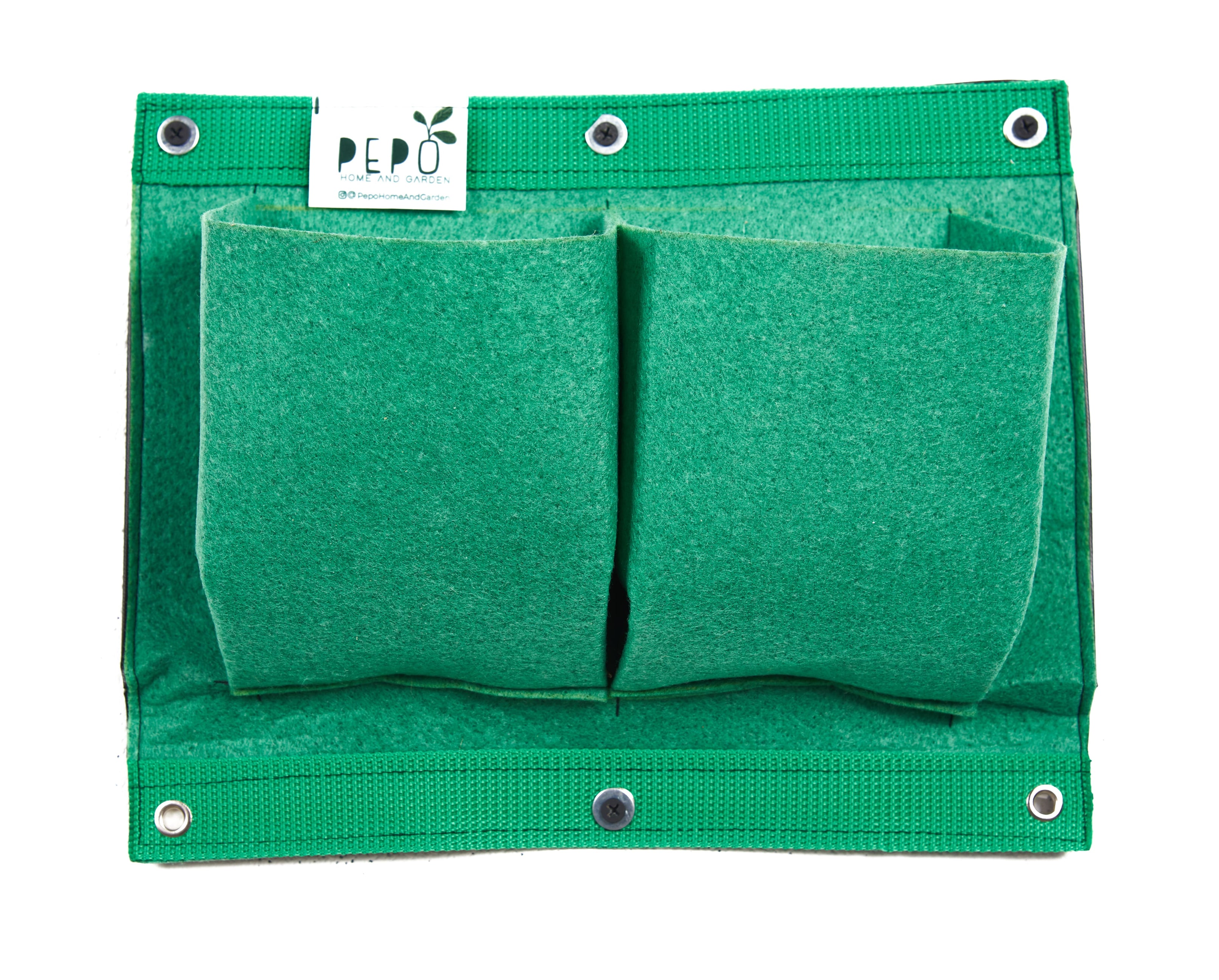 Bolsa de Cultivo para Jardín Vertical 2 Bolsillos de 32cm X 25cm