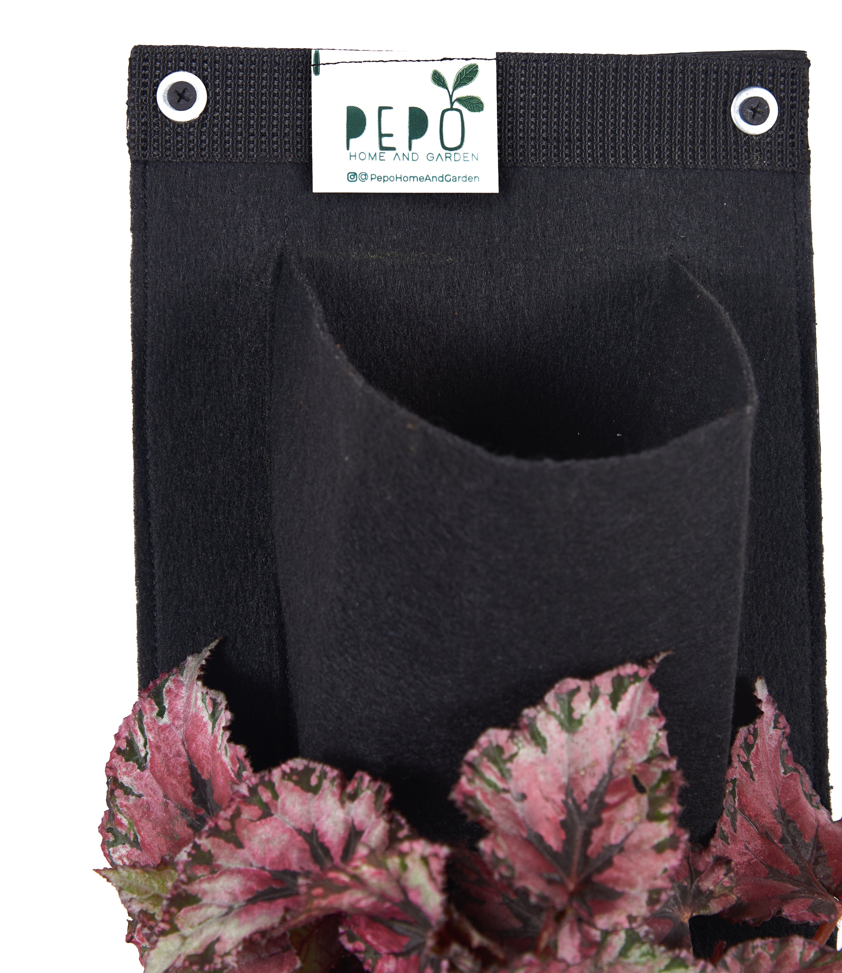 Bolsa de Cultivo para Jardín Vertical 3 Bolsillos de 20cm X 63cm