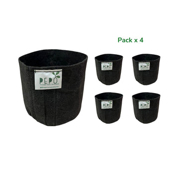 1 Gallon Fabric Pots Pkg. x 4