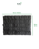 Bolsa de Cultivo para Jardín Vertical 60 Bolsillos de 150cm X 100cm