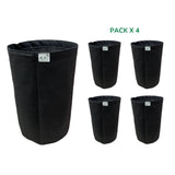 1 Gallon Fabric Pots Pkg. x 4